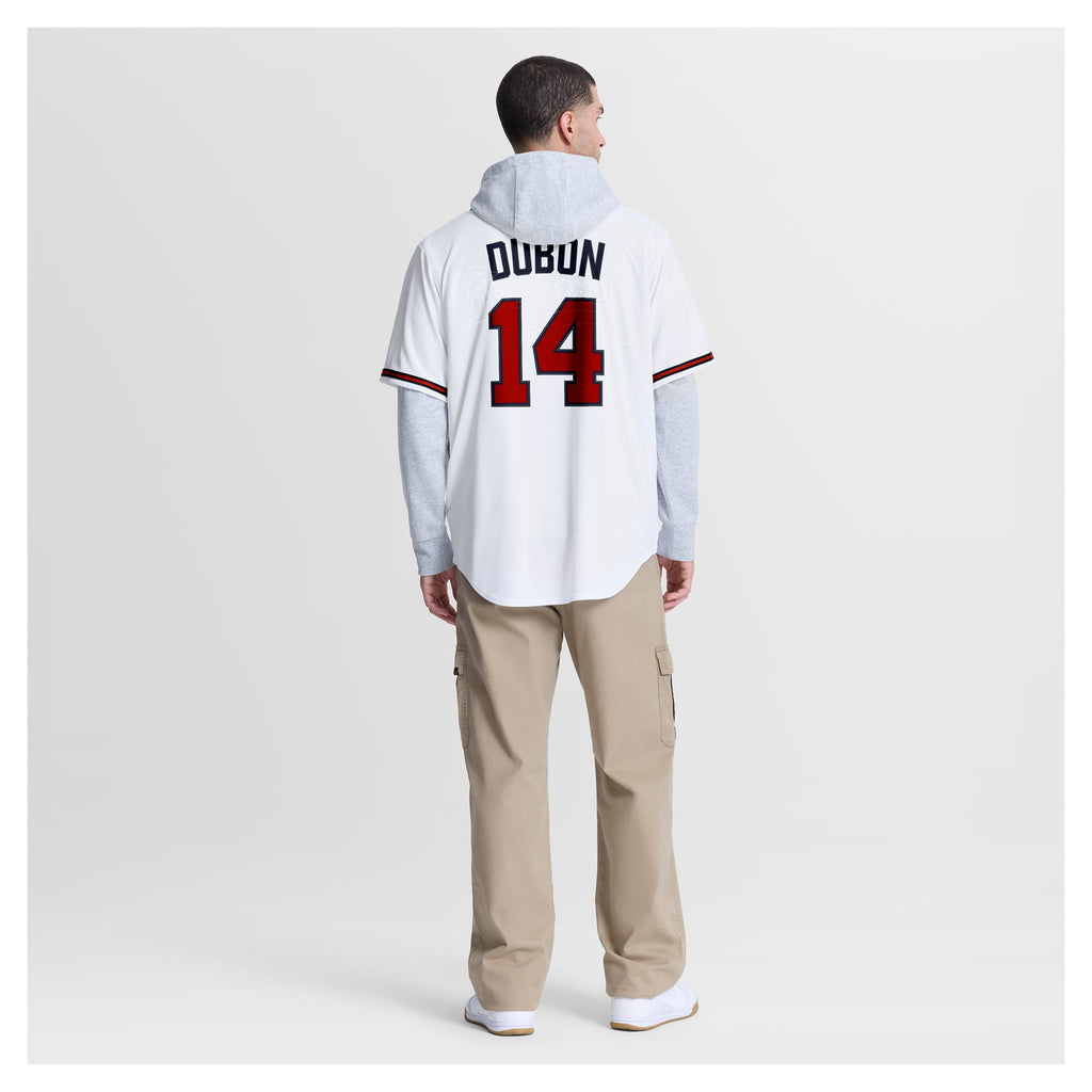Atlanta Braves Mauricio Dubón Nike White Home Replica Jersey