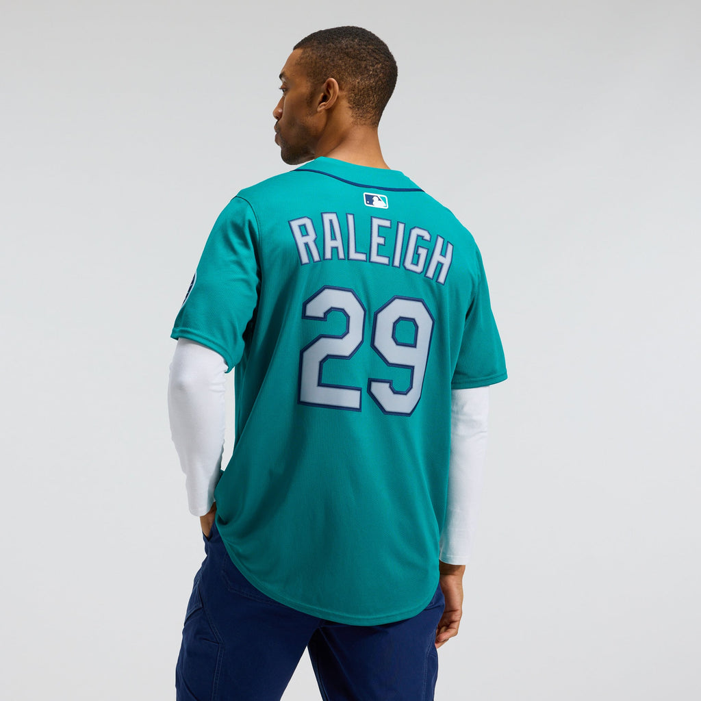 Seattle Mariners Cal Raleigh Nike Teal Alternate Limited Jersey