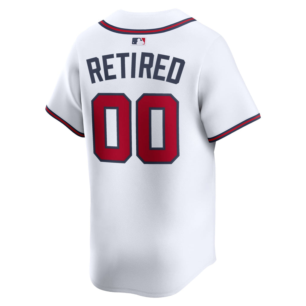 Atlanta Braves Nike White Home Limited Pick-A-Player Retired Roster Jersey