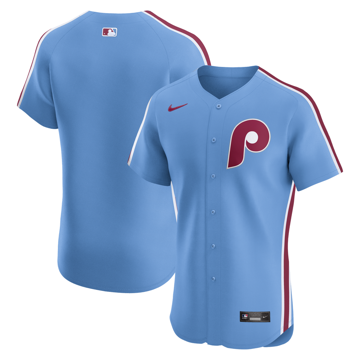 Philadelphia Phillies Nike Light Blue Alternate Elite Jersey