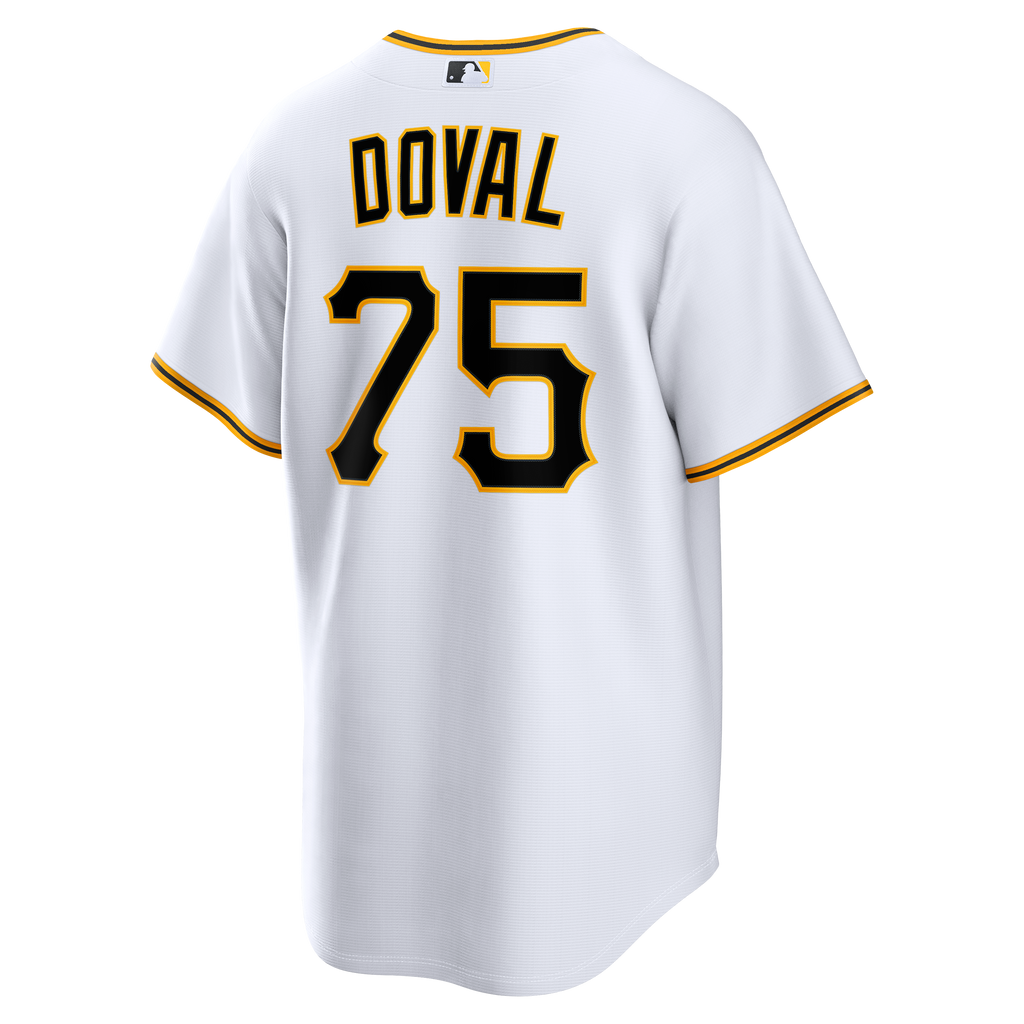 Pittsburgh Pirates Camilo Doval Nike White Home Replica Jersey