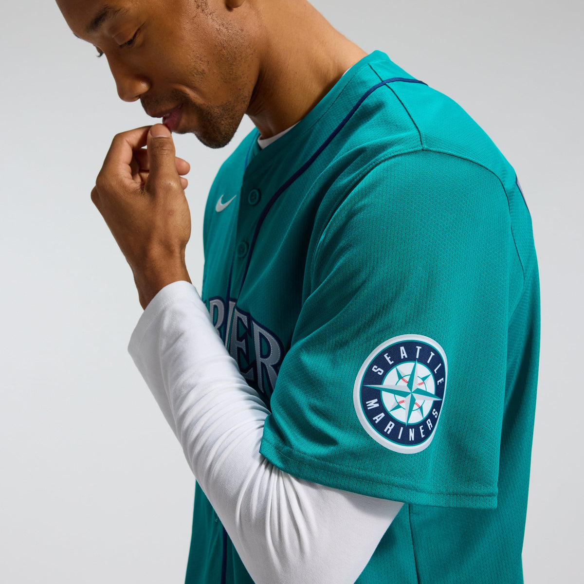 Seattle Mariners Cal Raleigh Nike Teal Alternate Limited Jersey