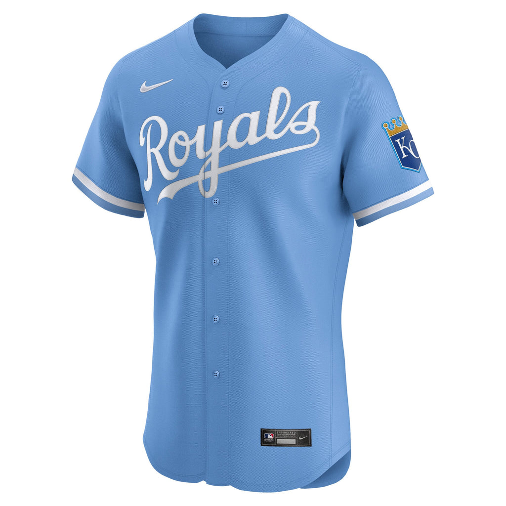 Kansas City Royals Nike White Home Elite Jersey