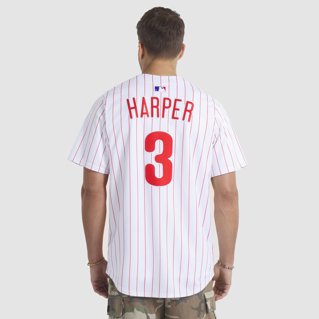Philadelphia Phillies Bryce Harper Nike Gray Road Limited Player Jersey