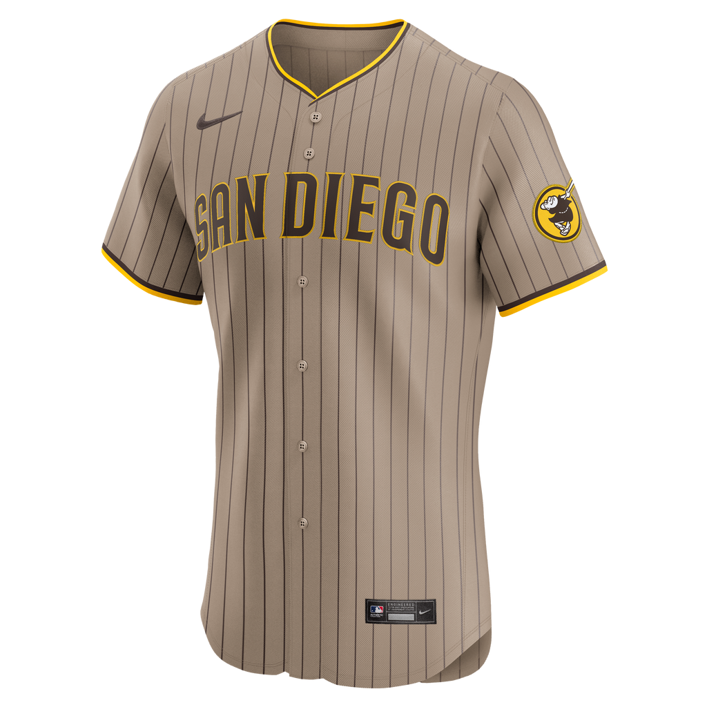 San Diego Padres Fernando Tatis Jr. Nike Sand Alternate Elite Player Jersey