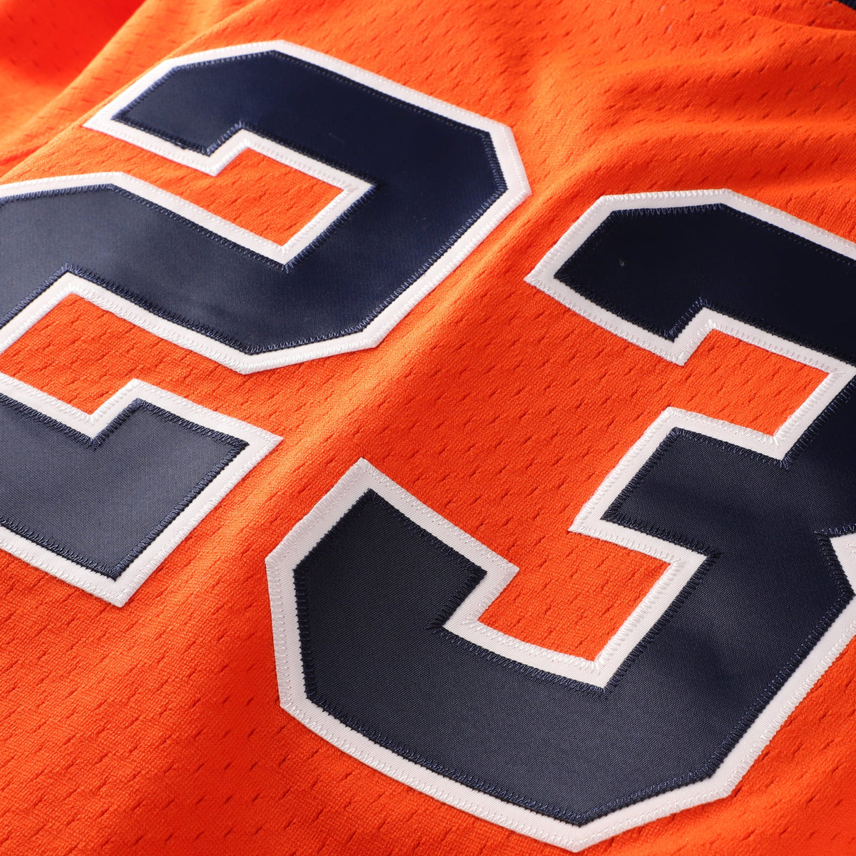 Detroit Tigers Kirk Gibson Mitchell & Ness Orange Cooperstown Collection Mesh Batting Practice Button-Up Jersey