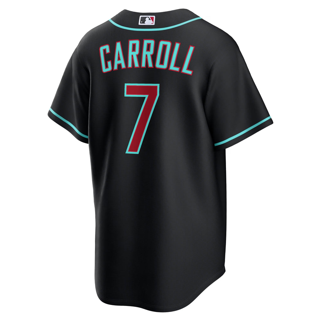 Arizona Diamondbacks Corbin Carroll Nike Black Alternate Replica Jersey
