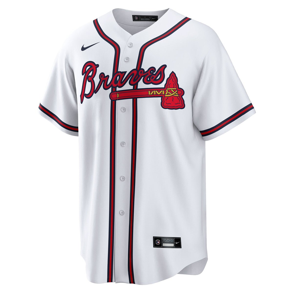 Atlanta Braves Joe Jiménez Nike White Home Replica Player Jersey