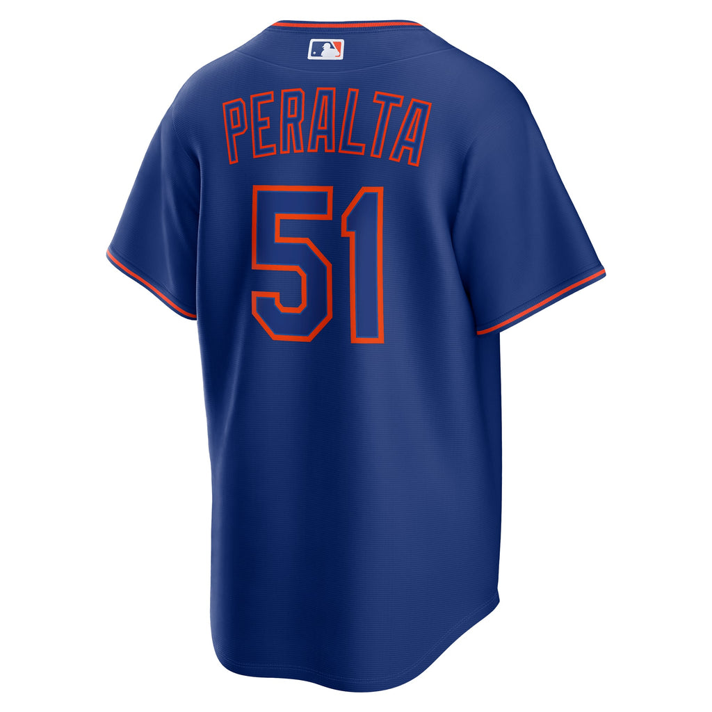 New York Mets Freddy Peralta Nike Royal Alternate Replica Jersey