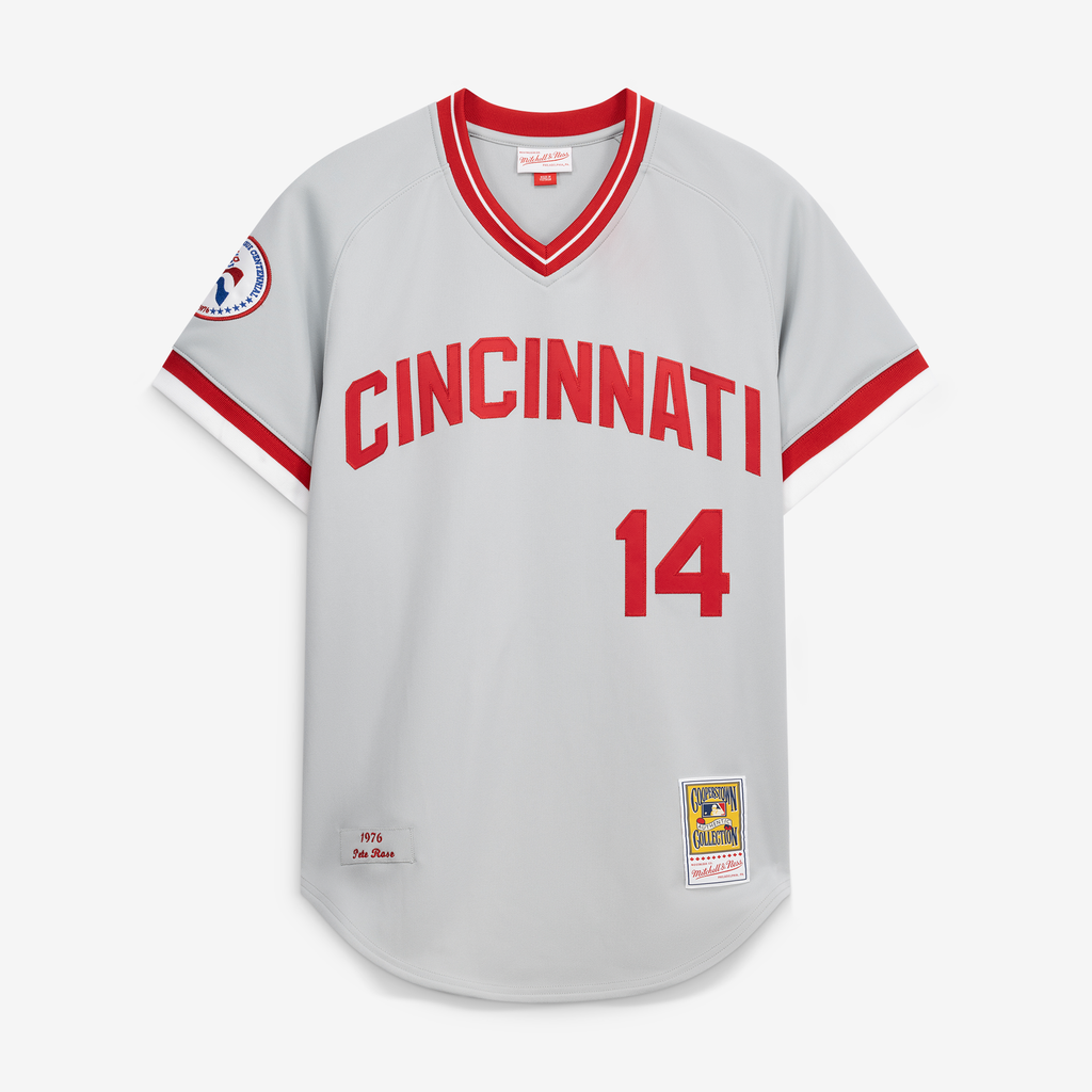 Cincinnati Reds Pete Rose Mitchell & Ness Gray 1976 Authentic Jersey
