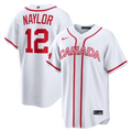 Canada Baseball Josh Naylor Nike White 2026 World Baseball Classic Home Stadium Jersey