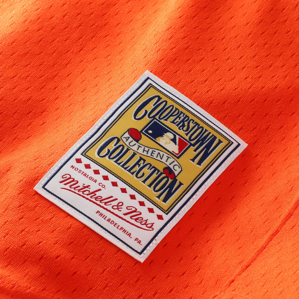 Detroit Tigers Kirk Gibson Mitchell & Ness Orange Cooperstown Collection Mesh Batting Practice Button-Up Jersey