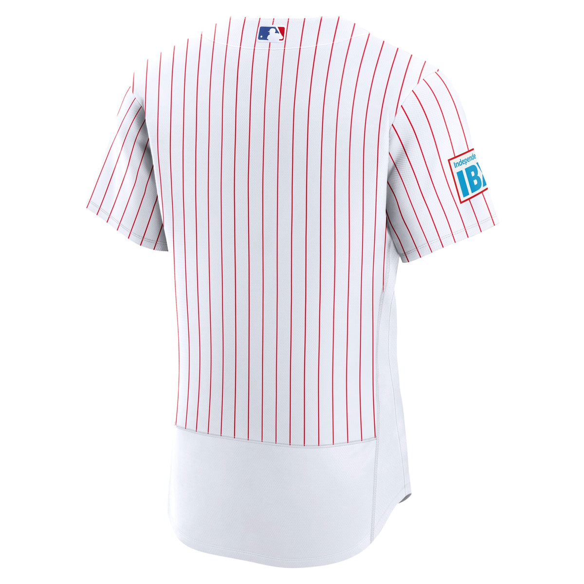 Philadelphia Phillies Nike White Home Sponsor Patch Authentic Jersey