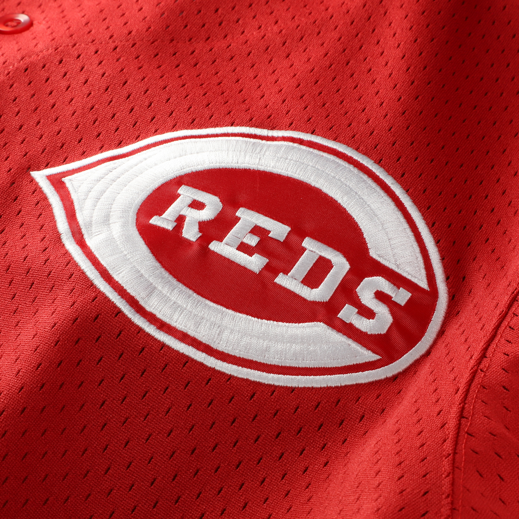 Cincinnati Reds Deion Sanders Mitchell & Ness Red Big & Tall Cooperstown Mesh Batting Practice Jersey