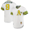 Athletics Reggie Jackson Mitchell & Ness White 1972 Cooperstown Collection Authentic Jersey