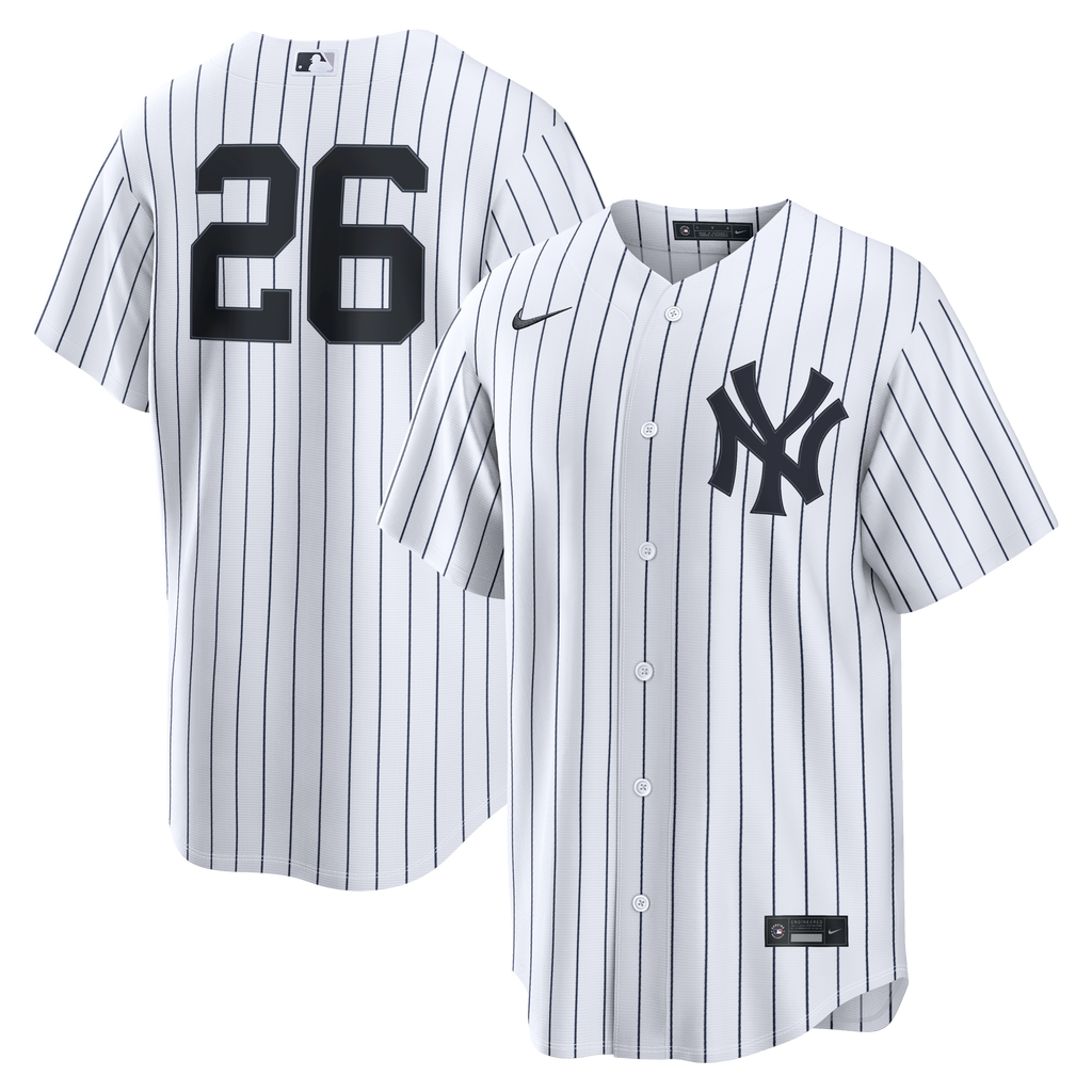 New York Yankees Luis García Jr. Nike White Home Replica Jersey