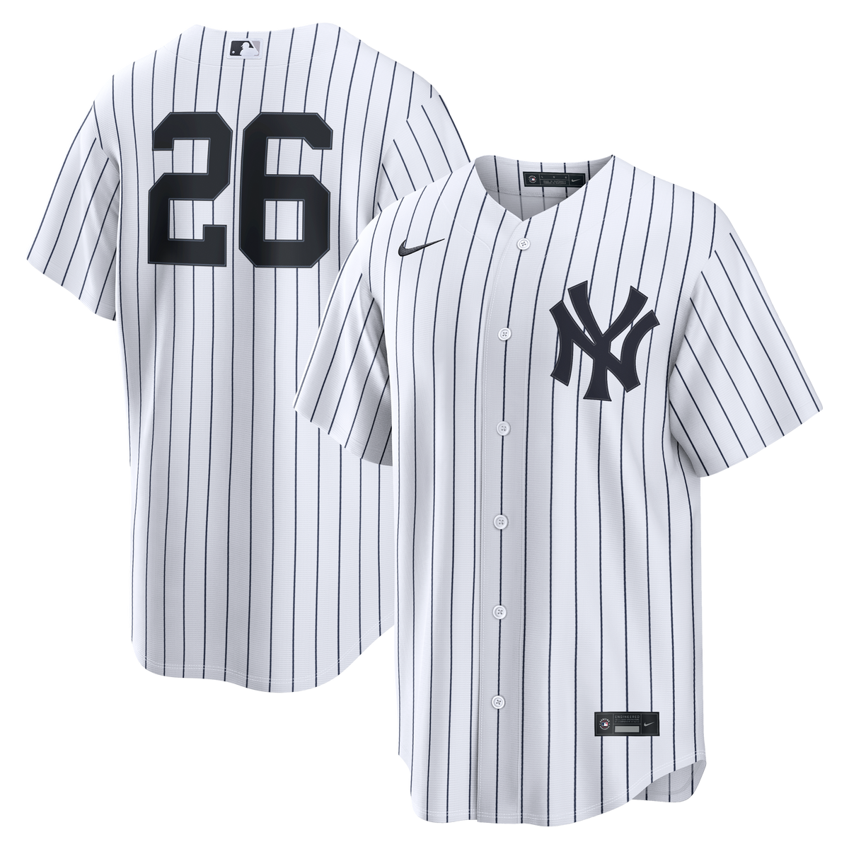 New York Yankees Luis García Jr. Nike White Home Replica Jersey