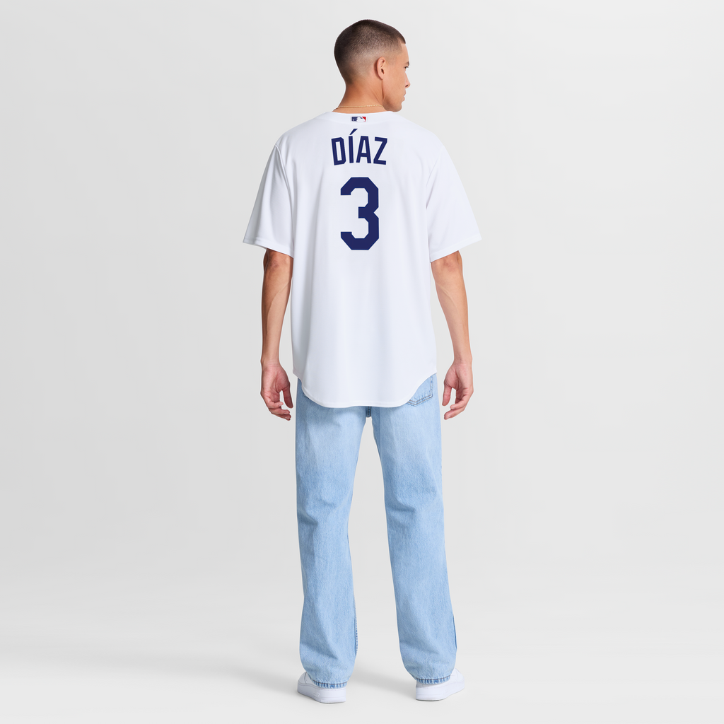 Los Angeles Dodgers Edwin Díaz Nike White Home Replica Jersey