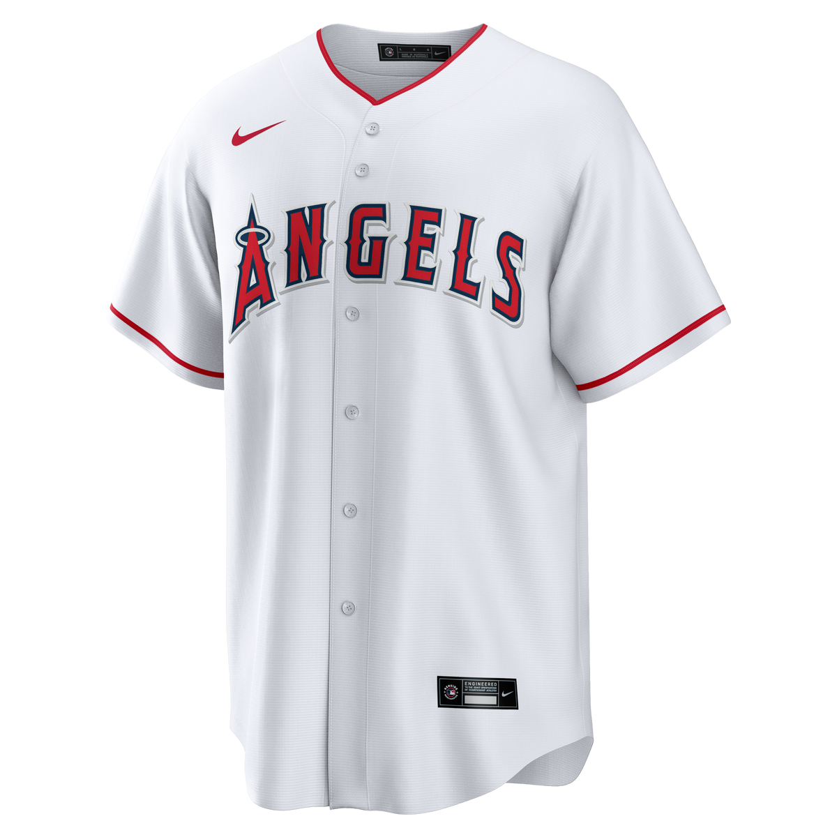Los Angeles Angels Nike White Home Big & Tall Replica Jersey