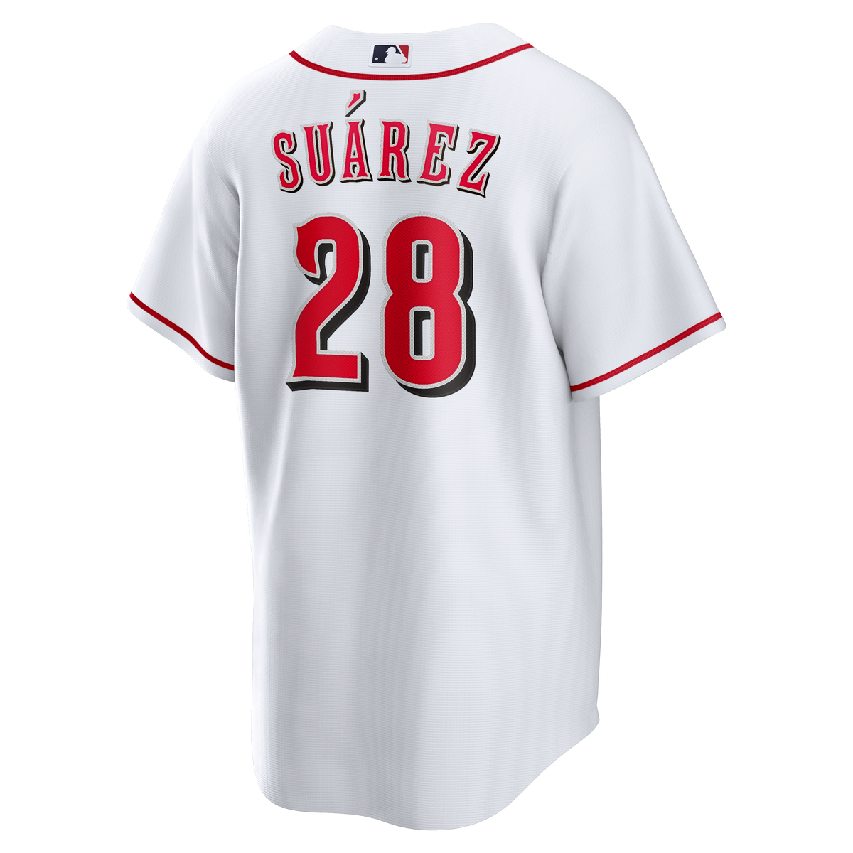 Cincinnati Reds Eugenio Suárez Nike White Home Replica Jersey