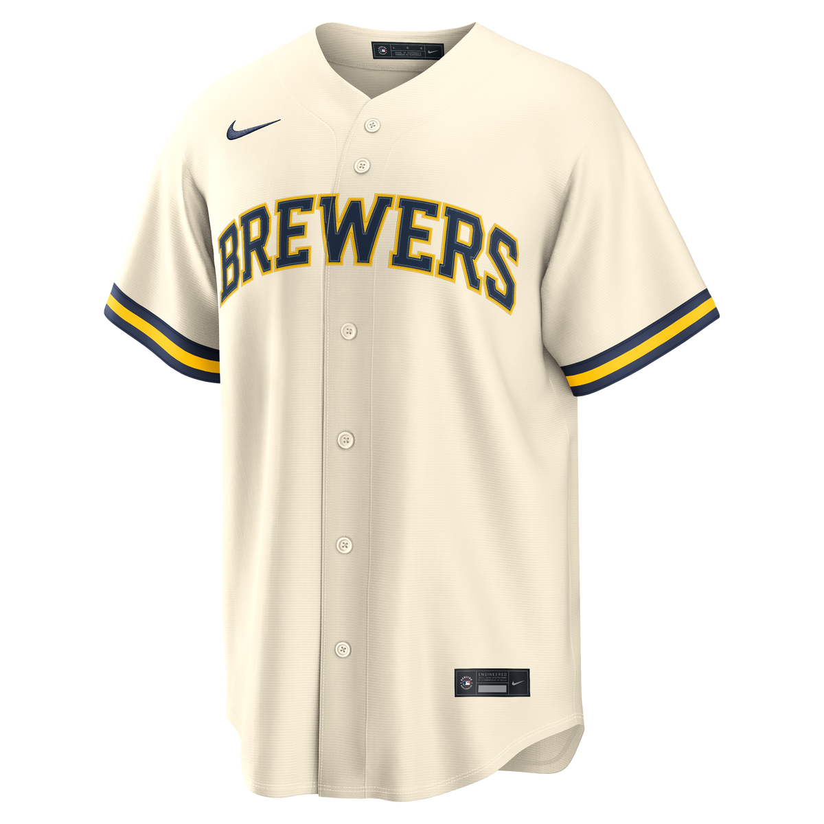 Milwaukee Brewers Dustin May Nike Cream Home Replica Jersey
