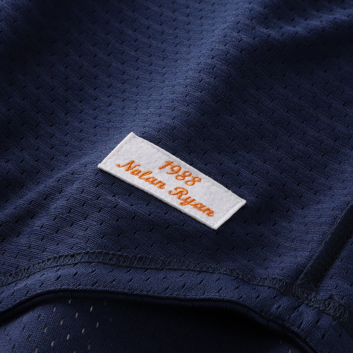 Houston Astros Nolan Ryan Mitchell & Ness Navy Cooperstown Collection Big & Tall Mesh Batting Practice Jersey