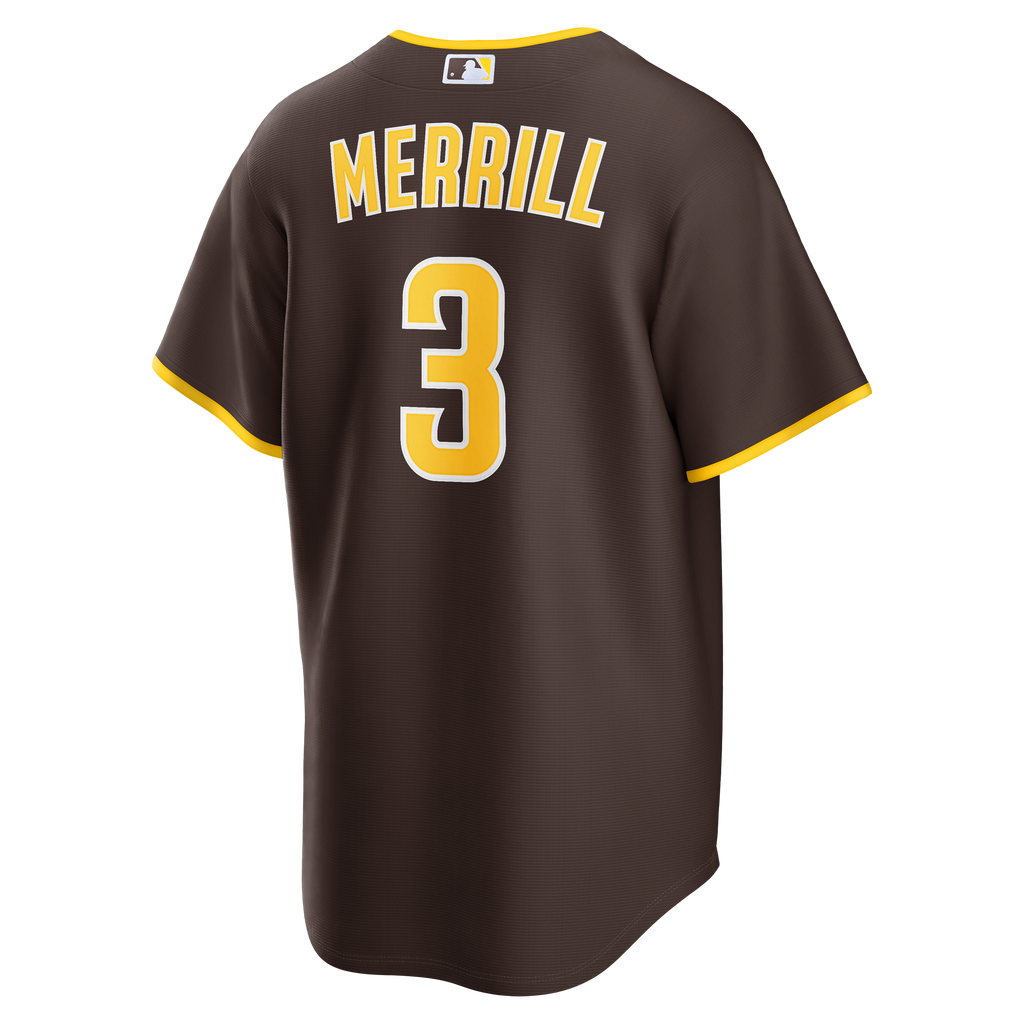San Diego Padres Jackson Merrill Nike Sand Alternate Replica Jersey