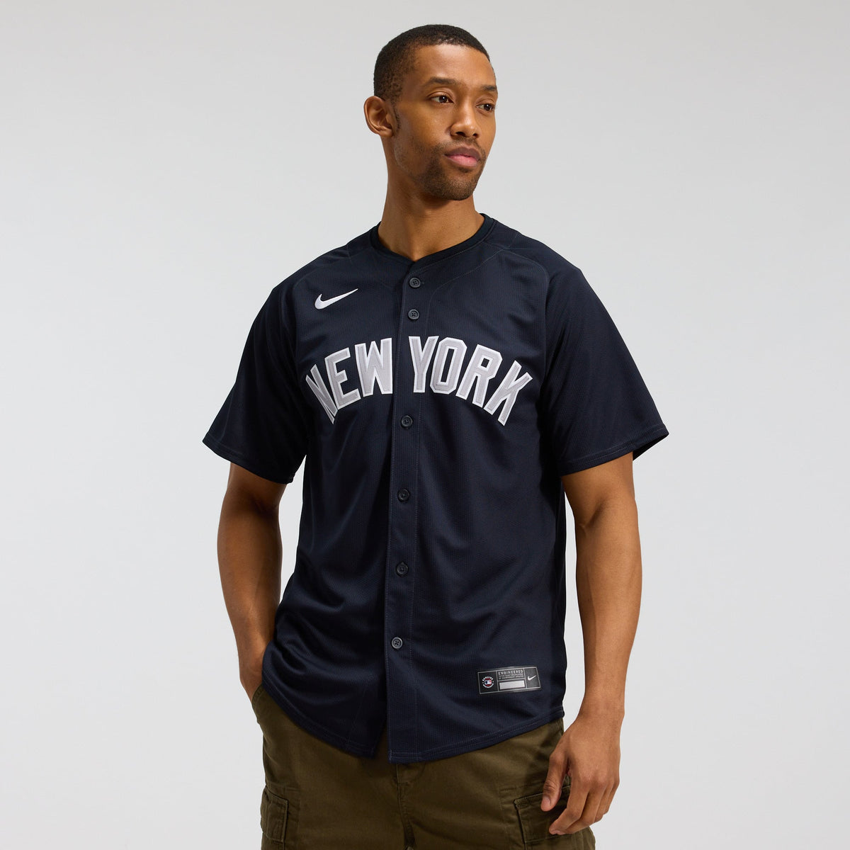 New York Yankees Aaron Judge Nike Gray Road Limited Player Jersey