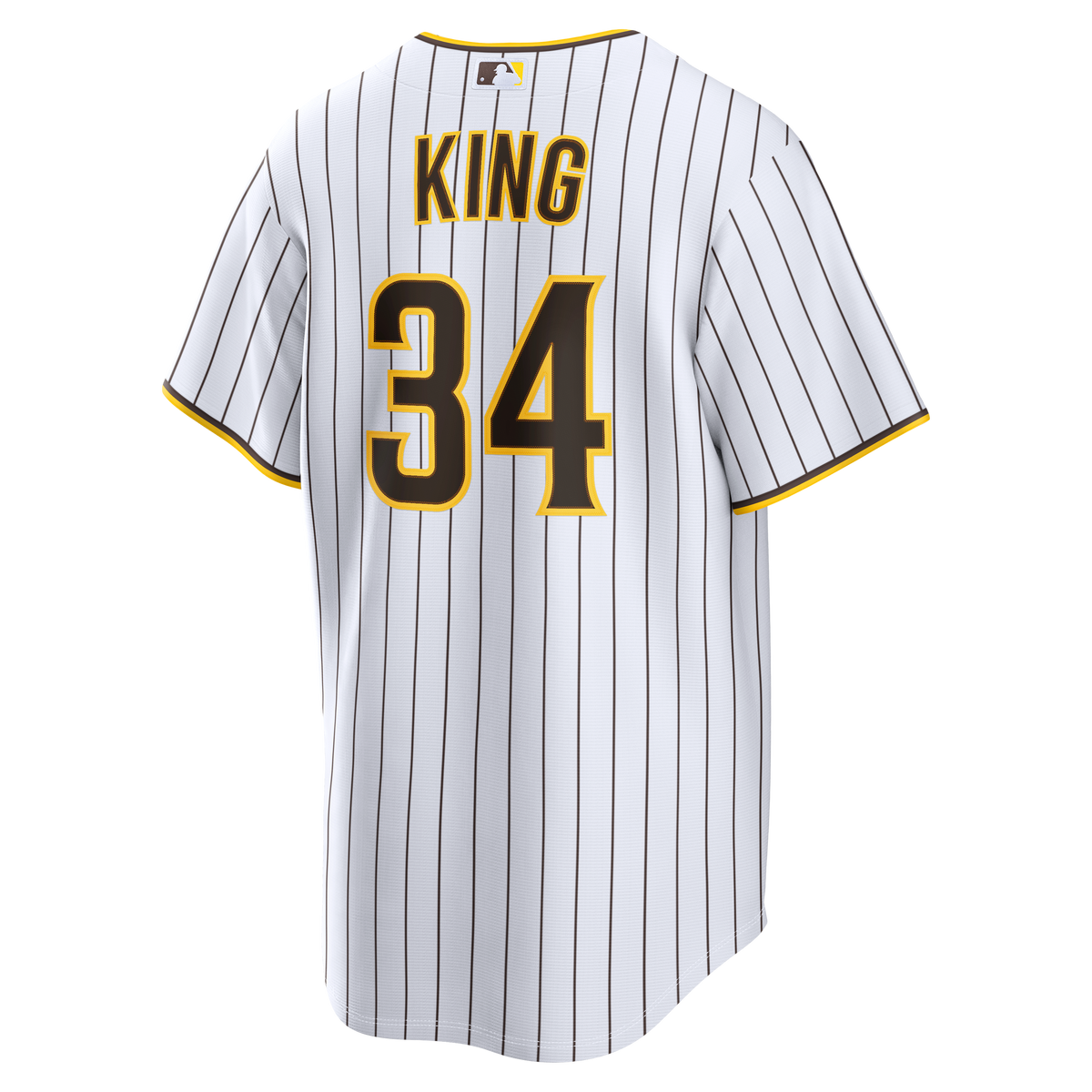 San Diego Padres Michael King Nike White Home Replica Jersey