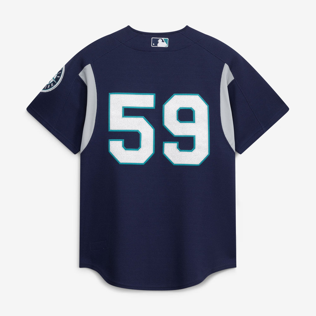 Seattle Mariners Felix Hernandez Mitchell & Ness Navy Cooperstown Collection Batting Practice Jersey
