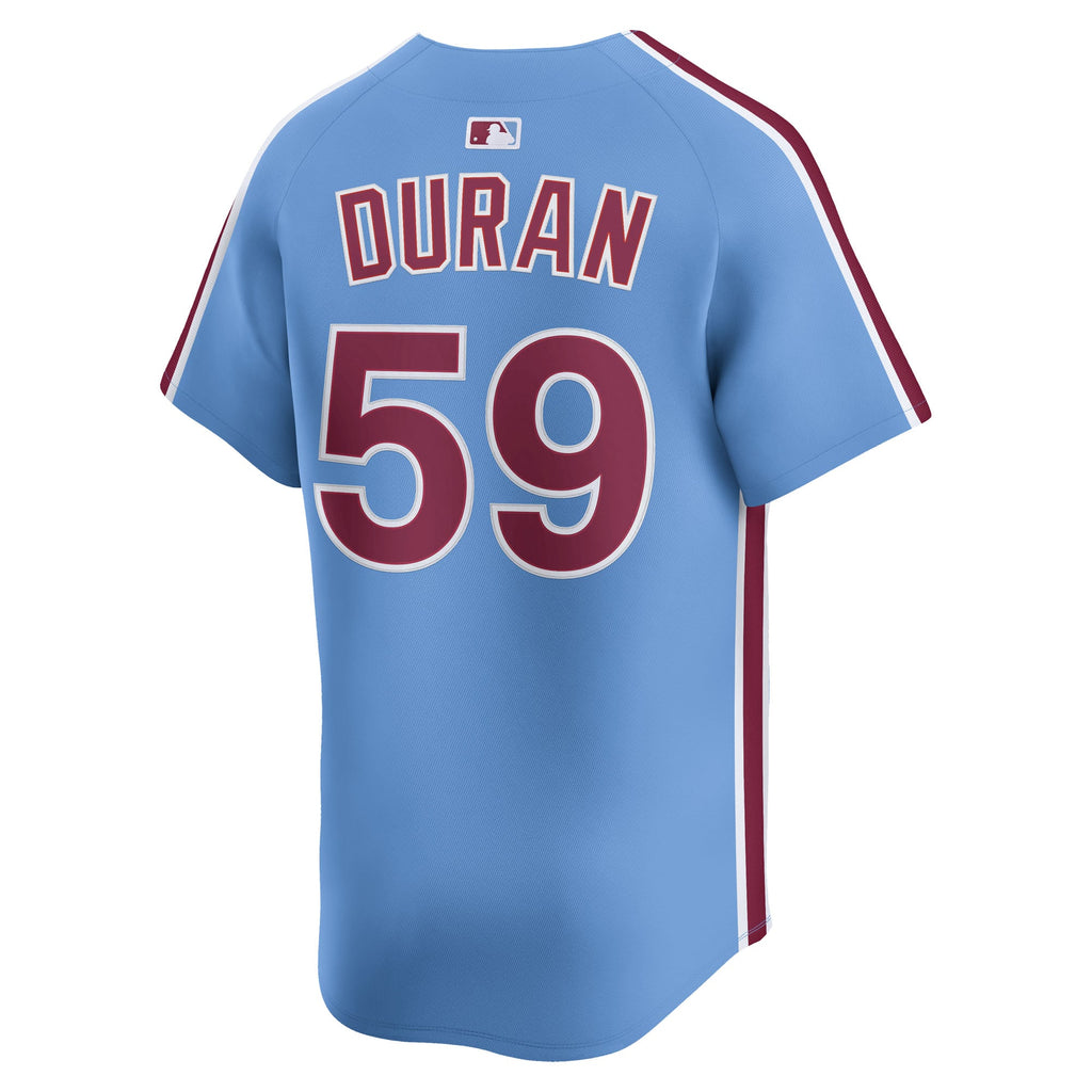 Philadelphia Phillies Jhoan Duran Nike Light Blue Alternate Limited Player Jersey