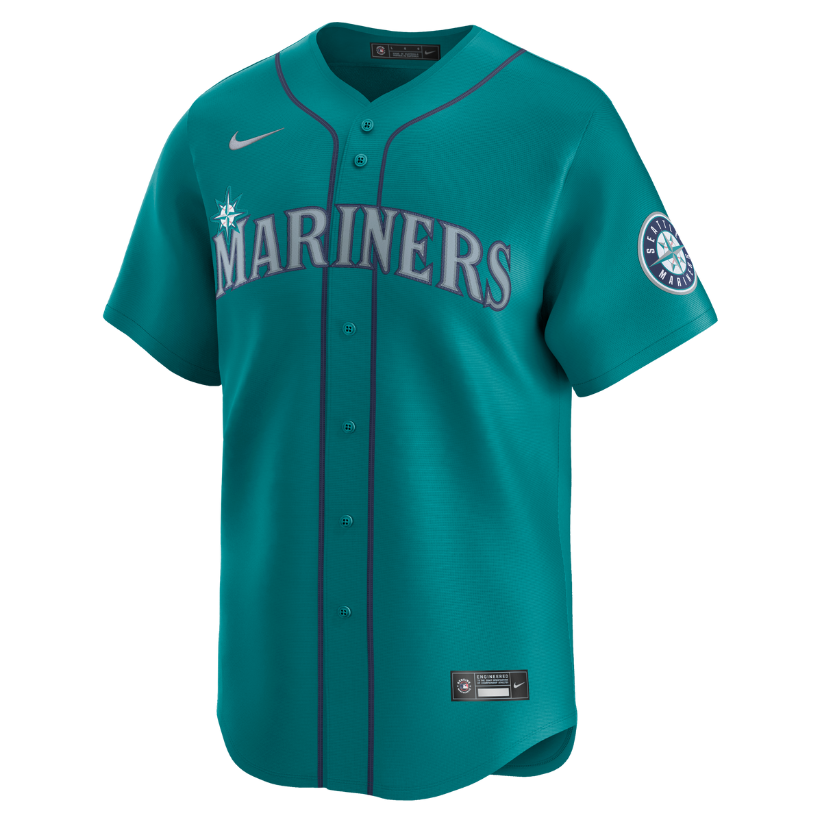 Seattle Mariners Cal Raleigh Nike Teal Alternate Limited Jersey