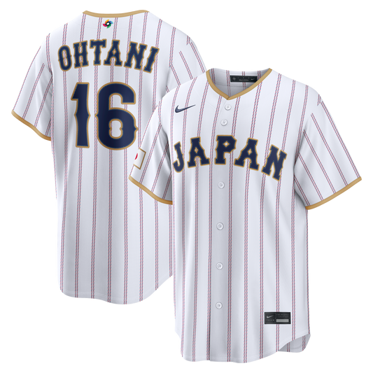 Japan Baseball Shohei Ohtani Nike White 2026 World Baseball Classic Home Stadium Jersey