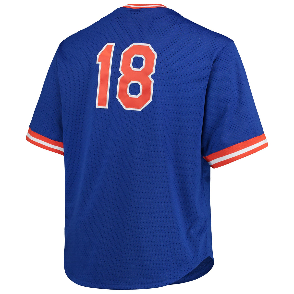 New York Mets Darryl Strawberry Mitchell & Ness Royal Big & Tall Cooperstown Collection Mesh Batting Practice Jersey