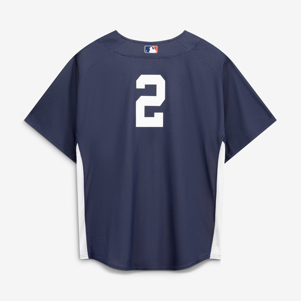 New York Yankees Derek Jeter Mitchell & Ness Navy Authentic Batting Practice Jersey