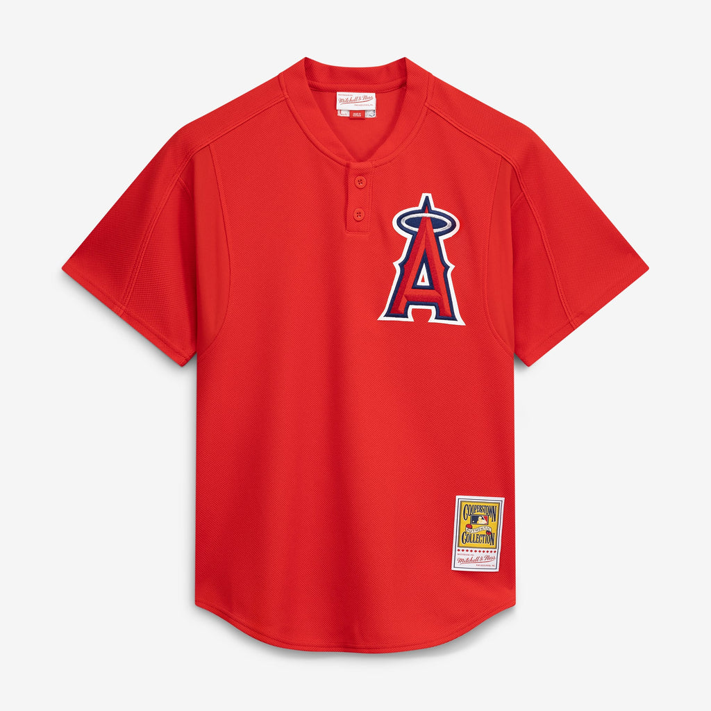 California Angels Vladimir Guerrero Mitchell & Ness Red Authentic Batting Practice Jersey