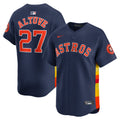 Houston Astros Jose Altuve Nike Navy Alternate Limited Player Jersey