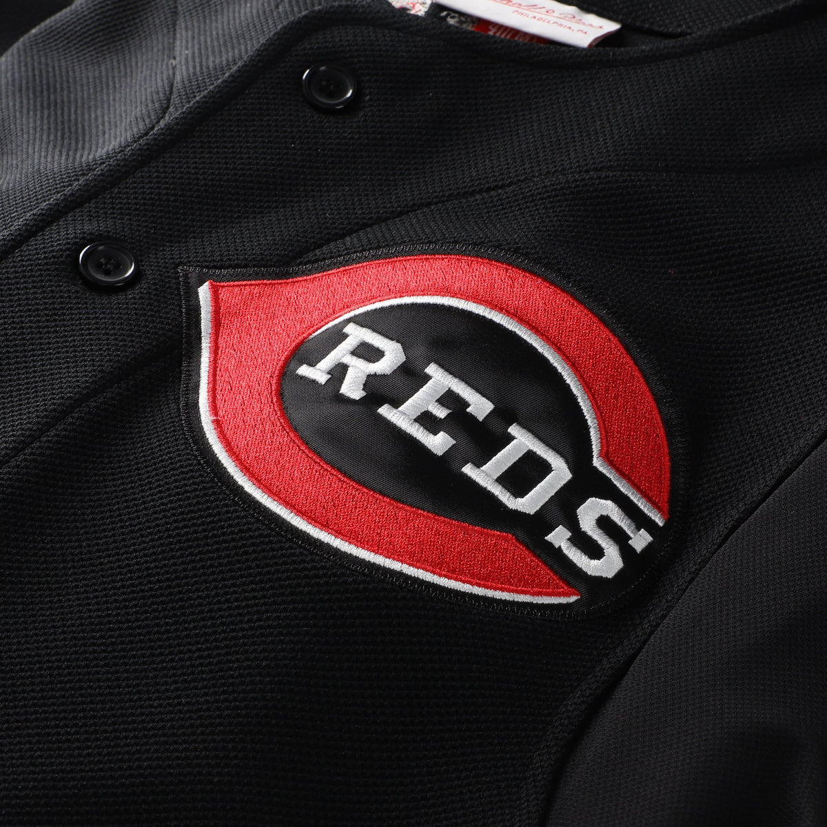 Cincinnati Reds Ken Griffey Jr. Mitchell & Ness Black Cooperstown Collection Authentic Mesh Batting Practice Jersey