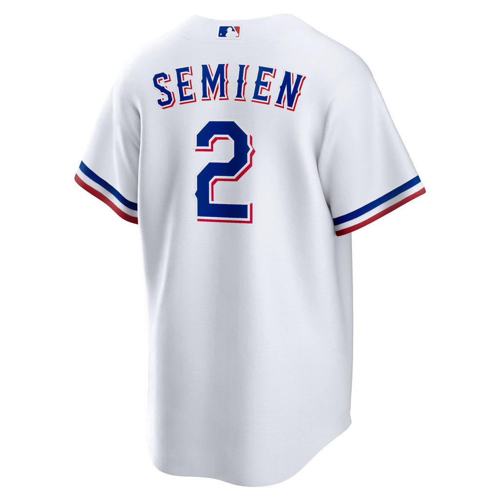 Texas Rangers Marcus Semien Nike White Home Replica Player Jersey