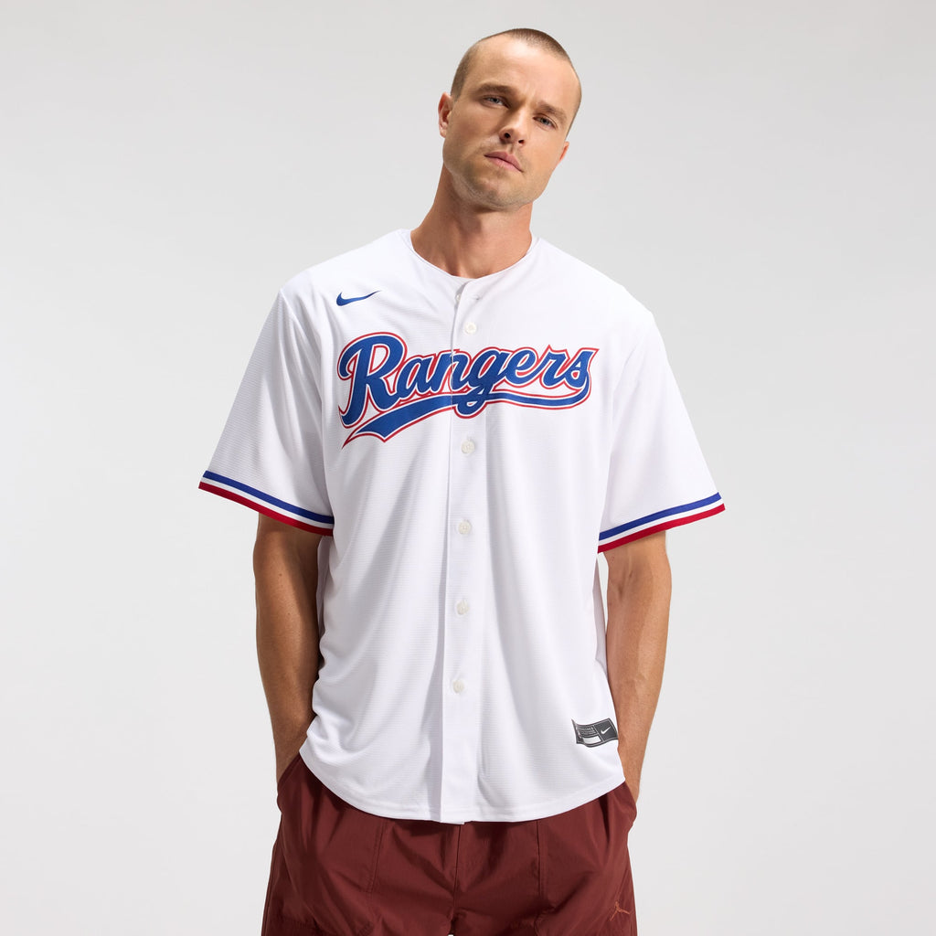 Texas Rangers Nike White Home Replica Team Jersey