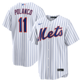 New York Mets Jorge Polanco Nike White Home Replica Jersey