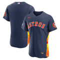 Houston Astros Nike Navy Alternate Sponsor Patch Authentic Jersey