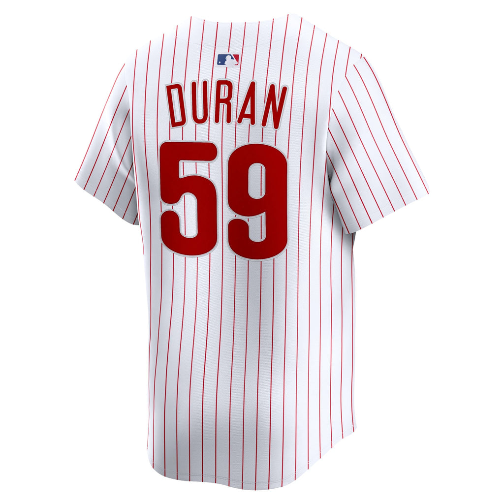 Philadelphia Phillies Jhoan Duran Nike White Home Limited Player Jersey