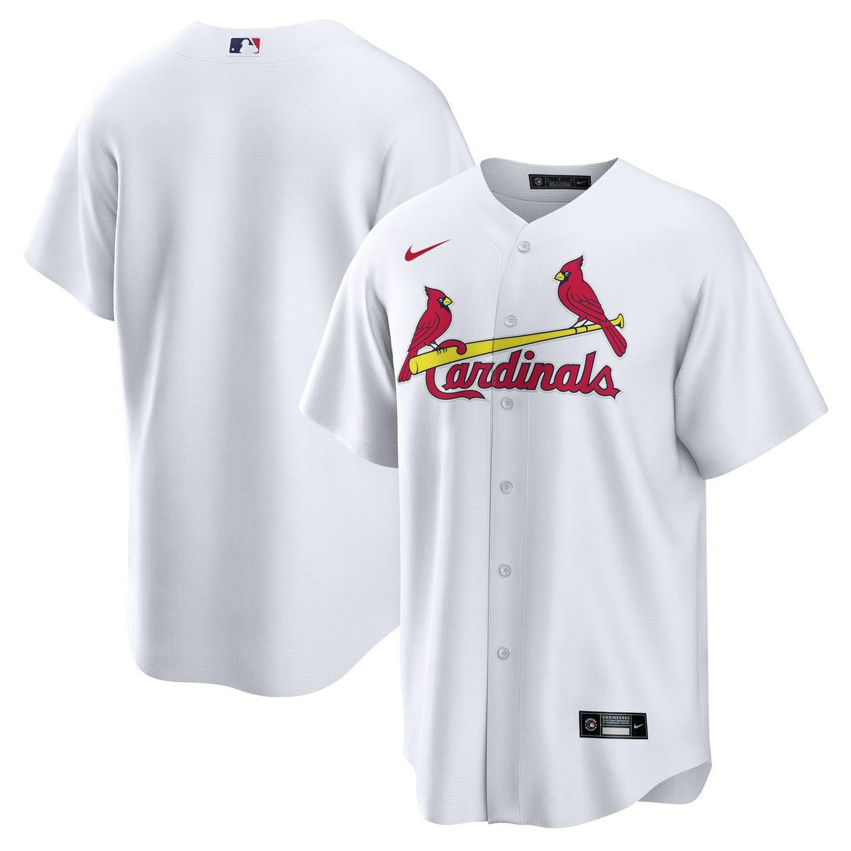 St. Louis Cardinals Nike White Home Replica Team Jersey