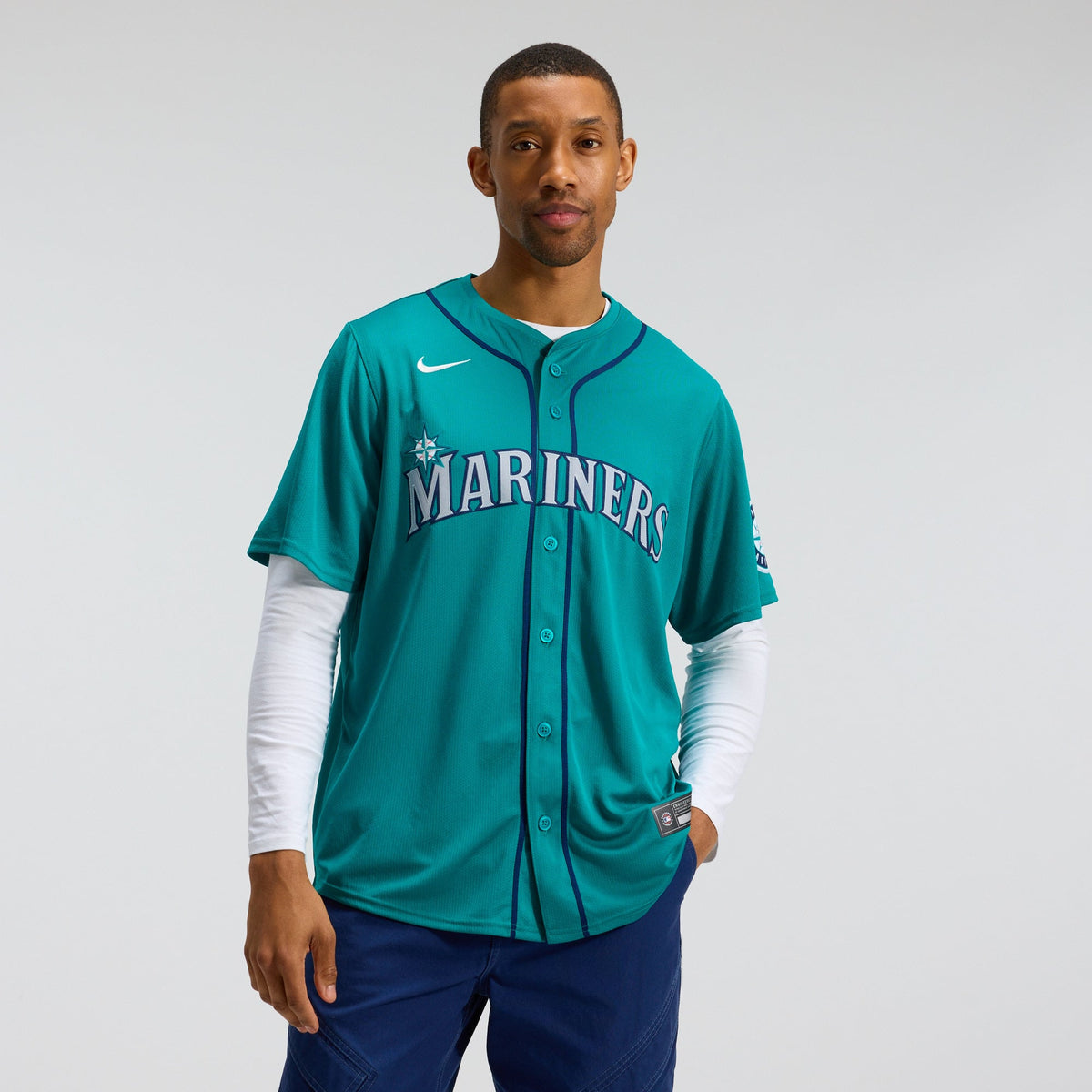 Seattle Mariners Cal Raleigh Nike Teal Alternate Limited Jersey
