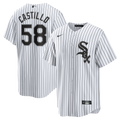 Chicago White Sox Luis Castillo Nike White Home Replica Jersey