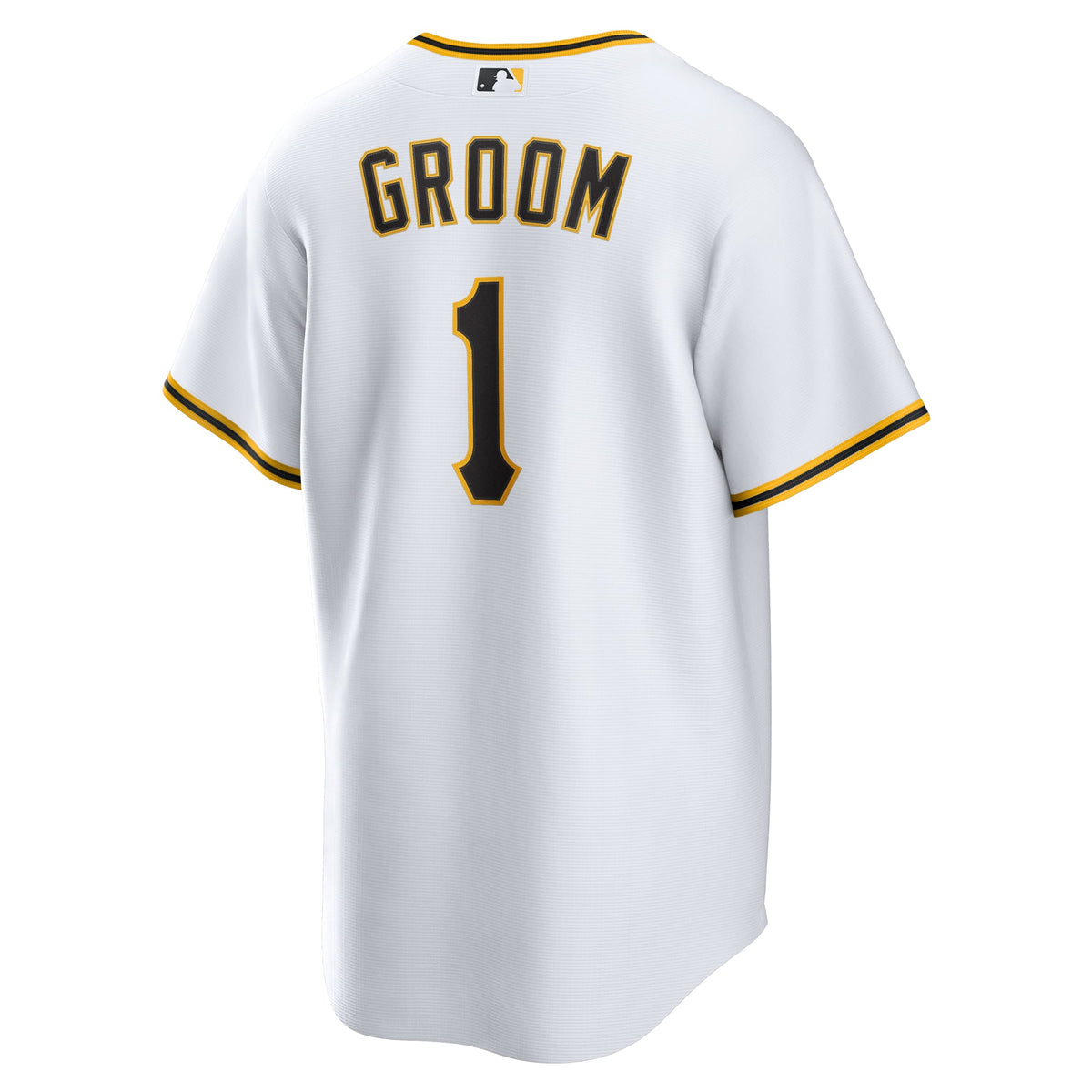 Pittsburgh Pirates Nike White #1 Groom Home Replica Jersey