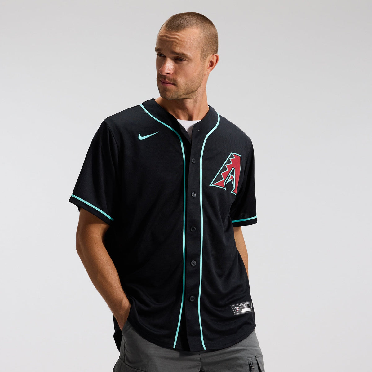 Arizona Diamondbacks Corbin Carroll Nike Black Alternate Replica Jersey