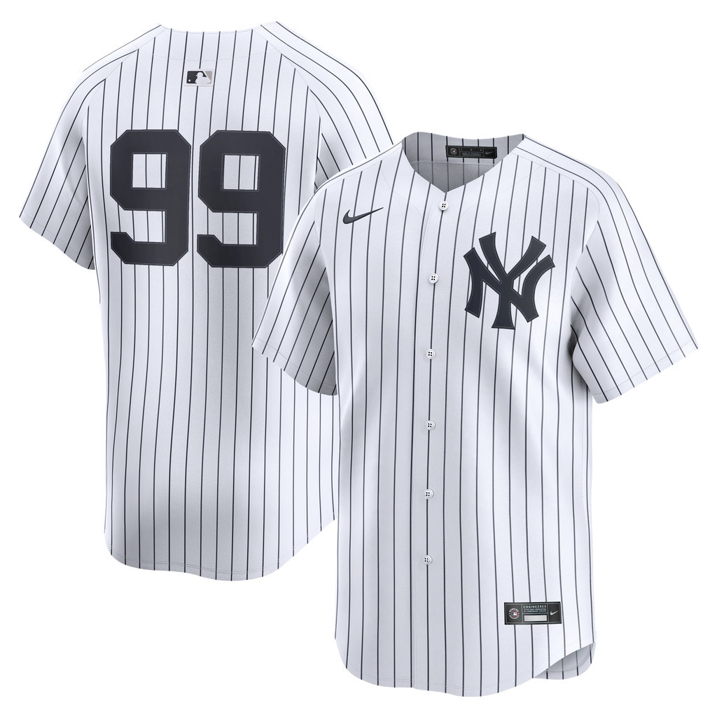 New York Yankees Aaron Judge Nike White Home Limited Player Jersey