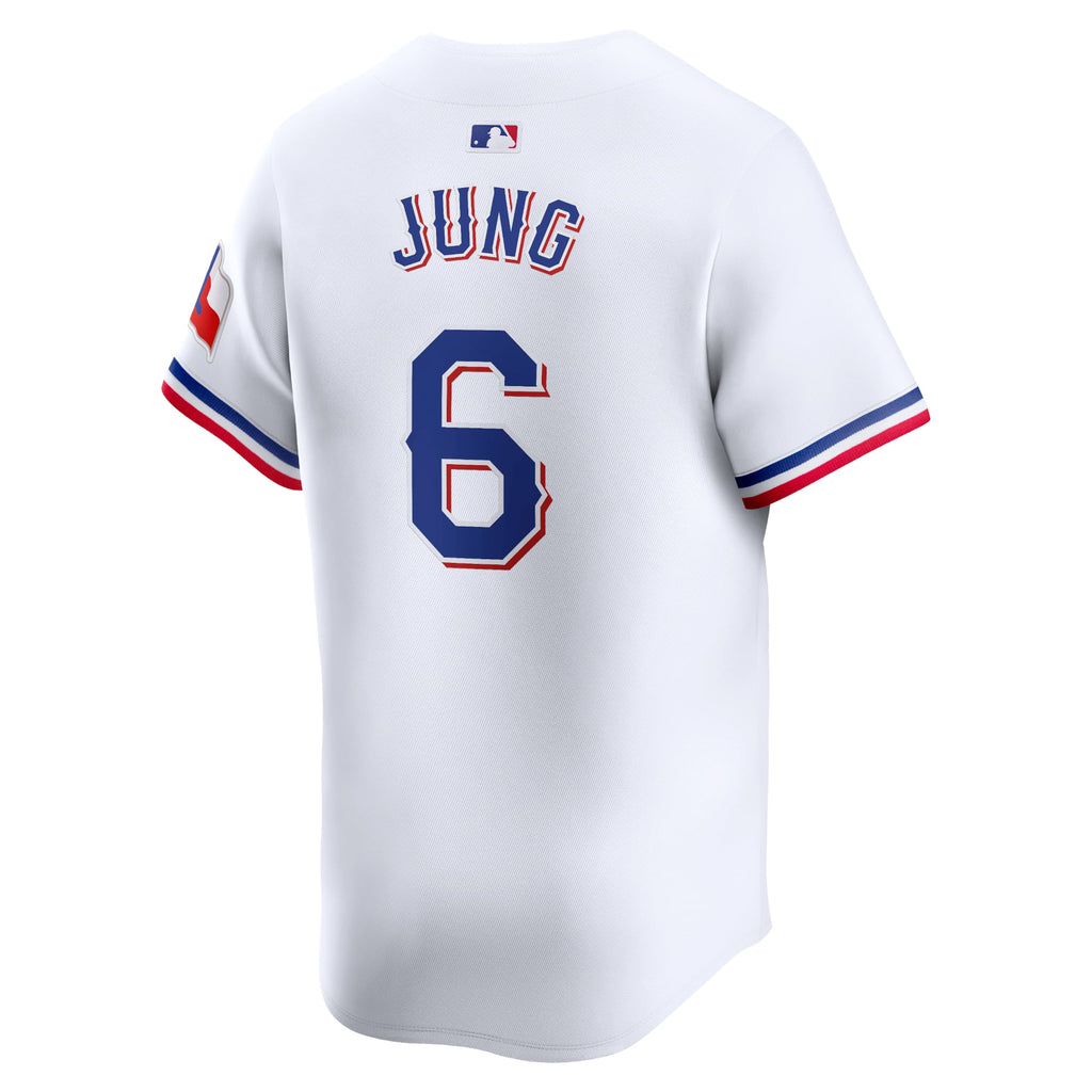 Texas Rangers Josh Jung Nike White Home Limited Player Jersey